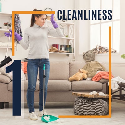 short term rental house rules - cleanliness