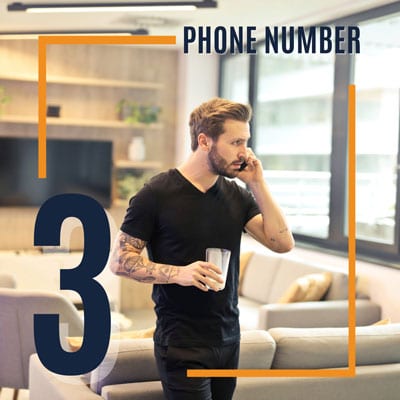 short term rental house rules - working phone number