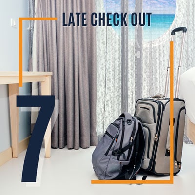 short term rental house rules - late checkout